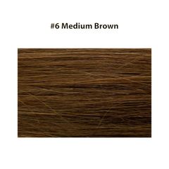 Micro Ring Hair Extensions 20" Double Drawn I Tip Remy Hair 25g - #6 Medium Brown