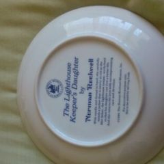 The lighthouse keepers daughter plate .