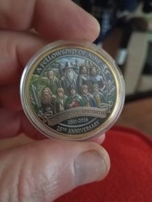 lord of the rings anniversary coin