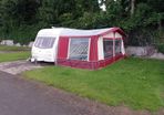 Avondale Dart 556-6 berth Caravan with Full awning.