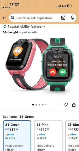 Imoo Z1 Kids' Watch with GPS function