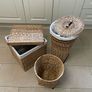 Rattan Storage, linen and waste bin Image 2