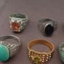 Antique Brass Ring Collection Lot of 15 Handmade Mixed Rings Image 7