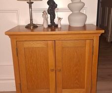 Traditional Wooden Storage Cabinet - Warm Oak