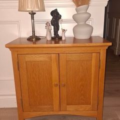 Traditional Wooden Storage Cabinet - Warm Oak