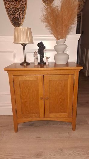 Traditional Wooden Storage Cabinet - Warm Oak
