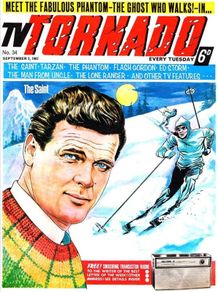 TV Tornado Issue #34 Sept 2 1967 Vintage 60's Comic City Magazines