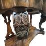 victorian mahogany serpentine console table Image 3