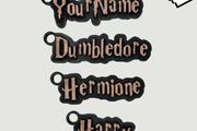 Customisable Harry Potter Keyrings