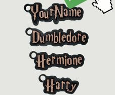 Customisable Harry Potter Keyrings