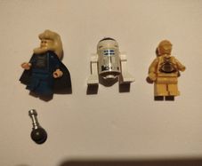 Lego Star Wars 4475 Jabba's Message Minifigures and accessory