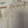 Cream silk long sleeve blouse GERARD DAREL Size 44 Image 3