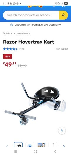 Razor Hovertrax cart BRAND NEW