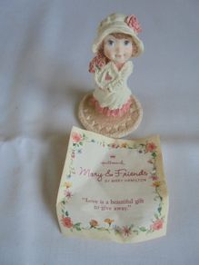 Hallmark "Girl with Valentine" figure for Sale
