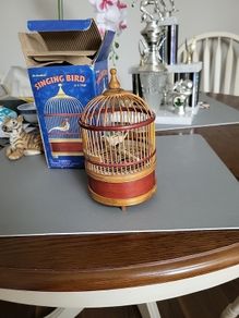 Vintage singing bird