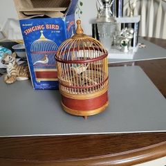 Vintage singing bird