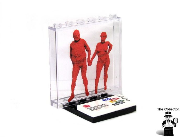 LEGO Rare The Art Of The Brick By Nathan Sawaya Lego Printed Museum Exhibit Limited Edition Promo Printed On A Lego Plastic Glass Window Old