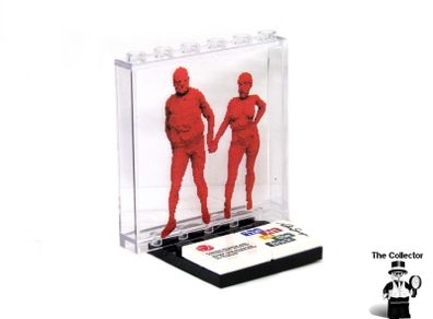 LEGO Rare The Art Of The Brick By Nathan Sawaya Lego Printed Museum Exhibit Limited Edition Promo Printed On A Lego Plastic Glass Window Old