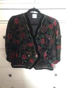 Hermann Lange vintage velvet blazer