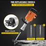 BRAND NEW 1500W Electric Demolition Jack Hammer Drill with 2 Chisels Heavy-Duty Concrete Breaker Chipping Impact Picks Image 3