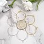 200pcs Wine Glass Charm Rings Silver Tone and Golden Earring Beading Hoop 25mm for Craft Making Party Favor (FREE POSTAGE) Image 3