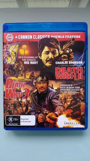 Death Wish II and 3 blu ray