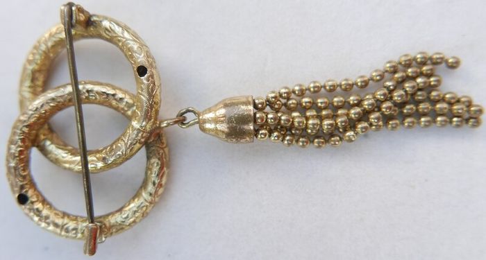 Vintage Gold Tone Brosche