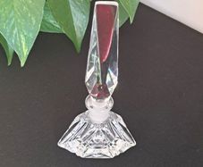 Vintage Czech Art Deco Style Perfume Bottle