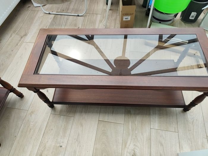 Mahogany coffee table
