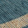 Handmade Rug Jute Blue 160x230 cm Image 4