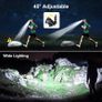 NEW SALE | LED Head Torch, [2 Pack] COB Headlamp Super Bright Headlight, Adjustable with 3 Modes, Lightweight for Running, Camping, Fishing Image 3