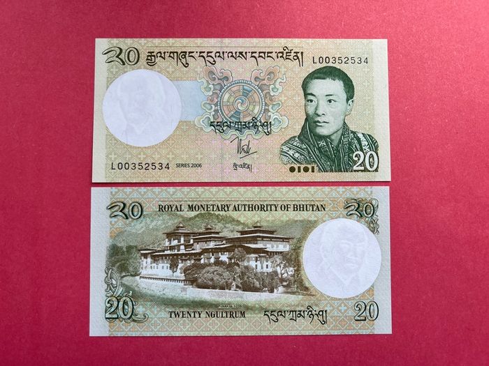 Bhutan  20. Ngultrum. 2006. Pick. 30a. ( Uncirculated )