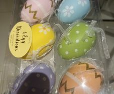 Easter hanging eggs 6 pack
