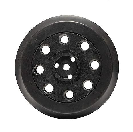 GLASS POLISH 12718 | Random Orbit Sander Backing Pad, Sanding Backer with Hook and Loop 125 mm