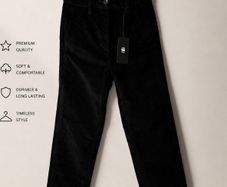 G star   Raw black velvet  women pants. Brand new