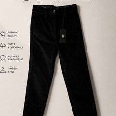 G star   Raw black velvet  women pants. Brand new