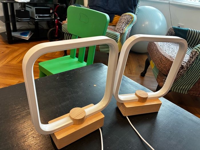 bedside lamps x2