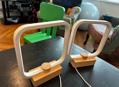 bedside lamps x2