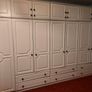 Large fitted bedroom wardrobe set with matching chest of drawers Image 2