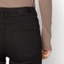 Biker jeans skinny fit black size L uk10-12 Image 4