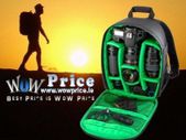 23422 Waterproof Shockproof DSLR SLR Camera Backpack Green