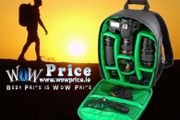 23422 Waterproof Shockproof DSLR SLR Camera Backpack Green