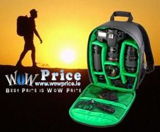 23422 Waterproof Shockproof DSLR SLR Camera Backpack Green