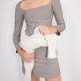 ZARA Womens Small Plaid Dress Brown Ref 7385/365 Image 3
