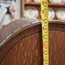 Vintage Barrel-Style Mini Bar Cabinet Image 5