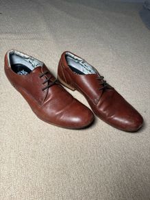 Brown dress shoes "ask the missus"