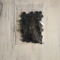 Lego tile round black 100 pieces