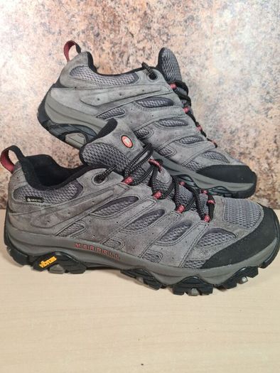 mens MERRELL MOAB 3 GTX gore-tex walking hiking shoes trainers vibram soles Size UK 10 Eu 44.5