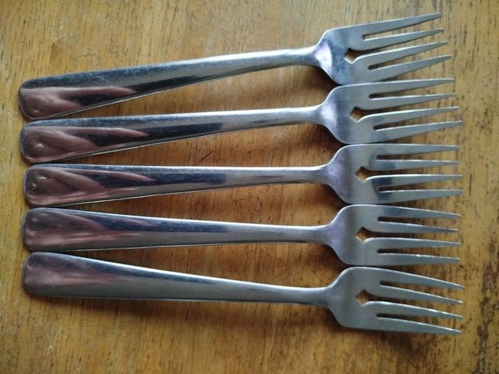 Reliance stainless steel forks x 5