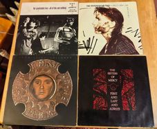 5 vinyl albums, psychedelic furs, the sisters of mercy, Cyndi lauper